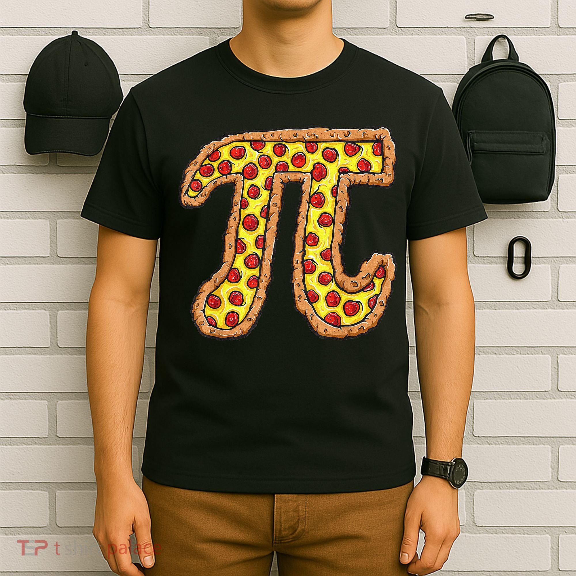 Pizza Pi Funny Pi day gift funny Pizza T-Shirt
