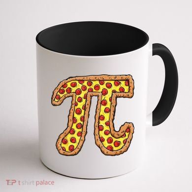 Pizza Pi Funny Pi day gift funny Pizza Coffee Mug back