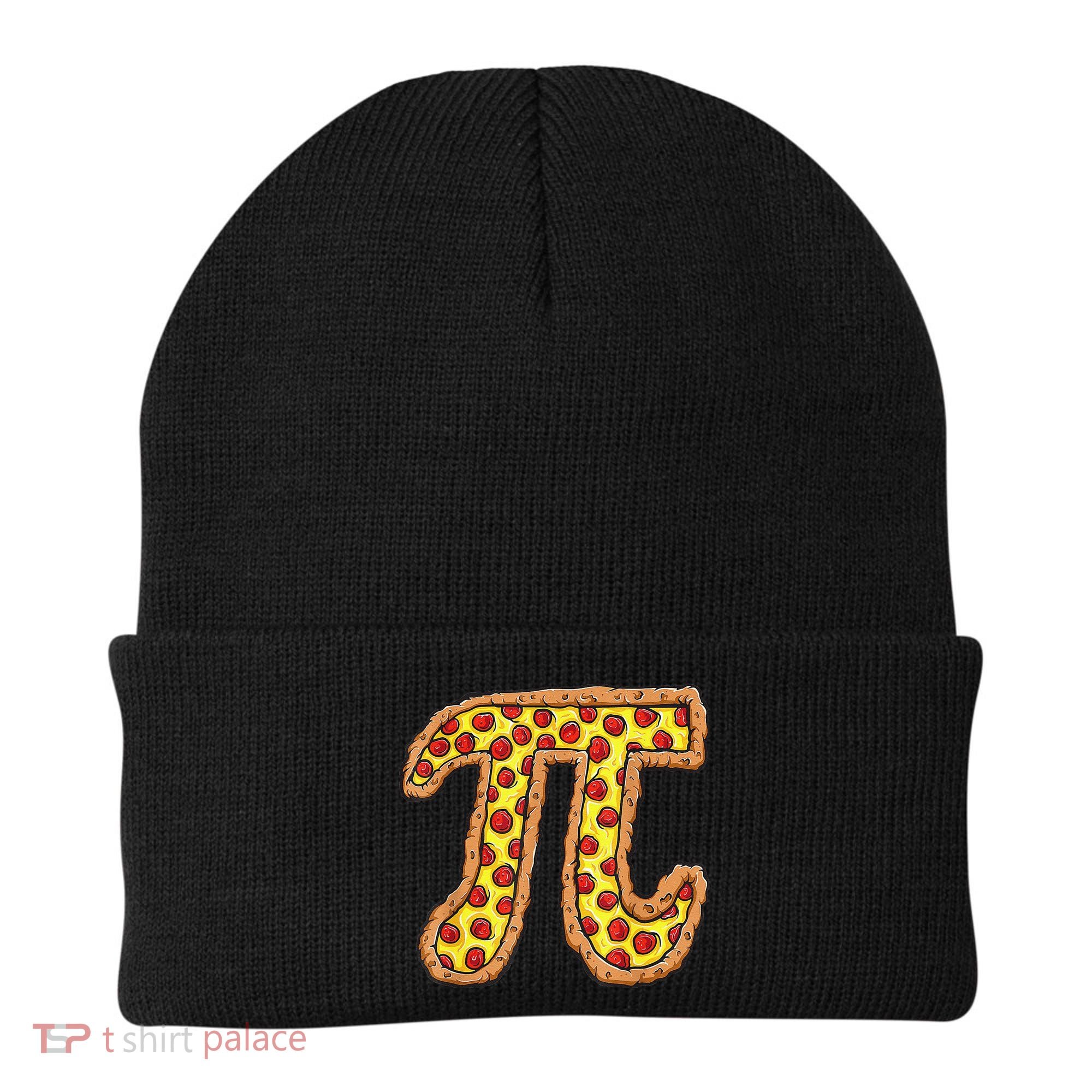 Pizza Pi Funny Pi day gift funny Pizza Beanie