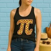 Pizza Pi Funny Pi day gift funny Pizza Women's Tank Top thumb 2