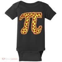 Pizza Pi Funny Pi day gift funny Pizza Baby Bodysuit thumb 0