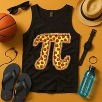 Pizza Pi Funny Pi day gift funny Pizza Tank Top thumb 4