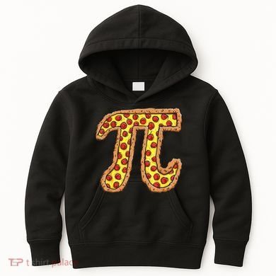Pizza Pi Funny Pi day gift funny Pizza Kids Hoodie