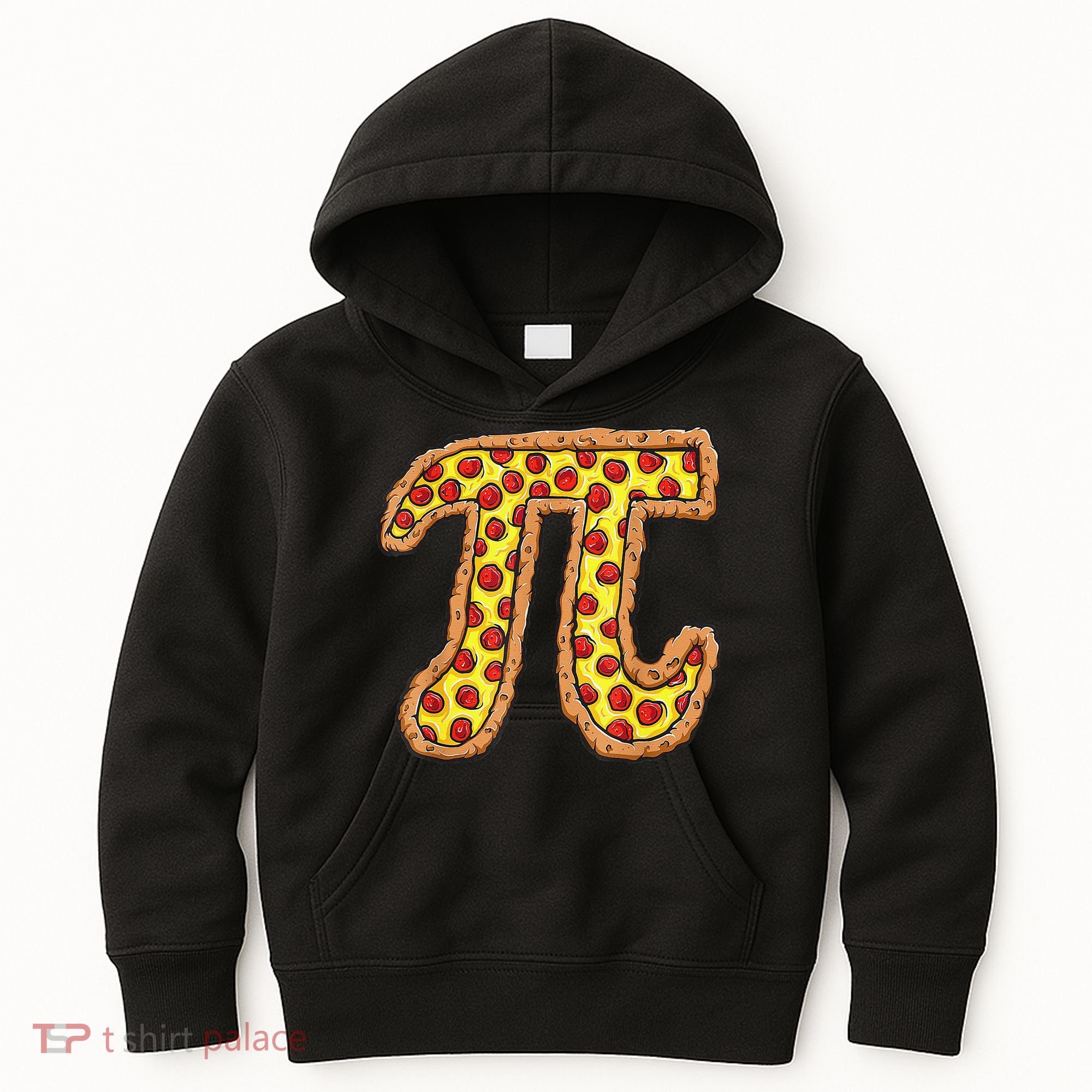 Pizza Pi Funny Pi day gift funny Pizza Kids Hoodie