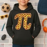 Pizza Pi Funny Pi day gift funny Pizza Kids Hoodie thumb 2