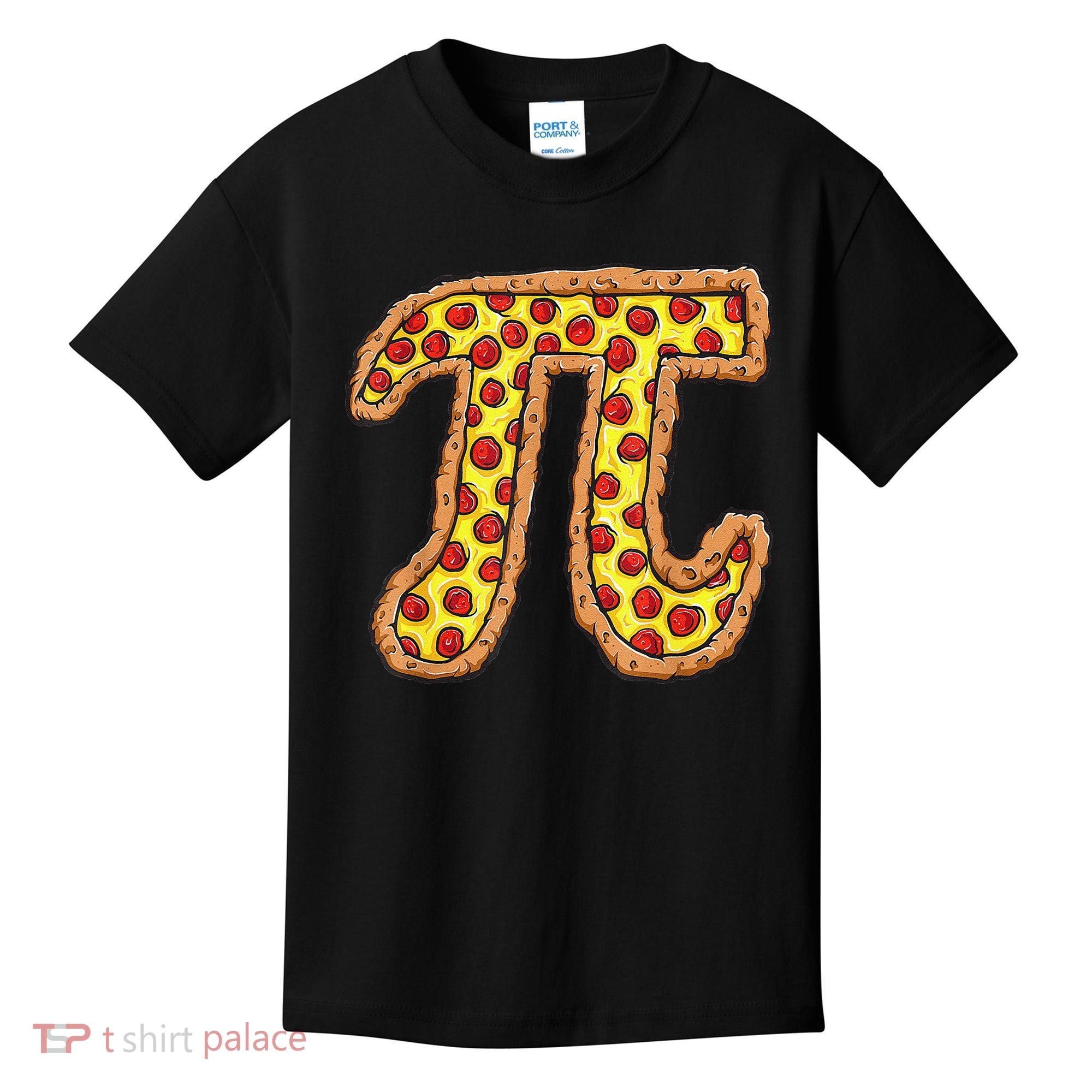Pizza Pi Funny Pi day gift funny Pizza Kids T-Shirt