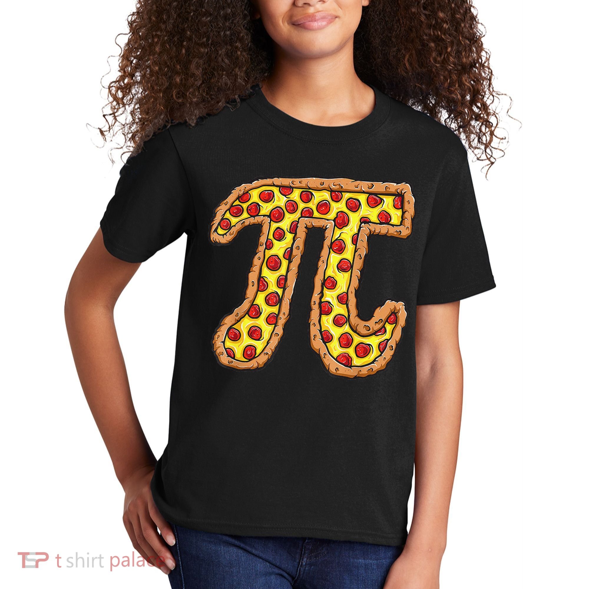 Pizza Pi Funny Pi day gift funny Pizza Kids T-Shirt