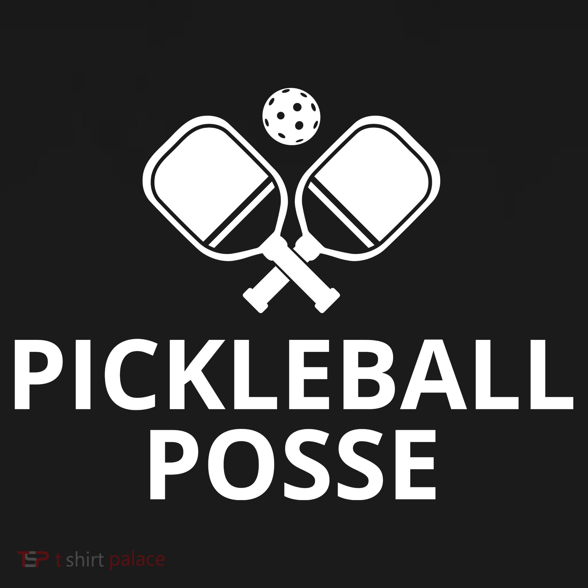 Pickleball Posse Funny Pickleball Quote Pickleball Lovers Women's Hoodie