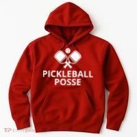 Pickleball Posse Funny Pickleball Quote Pickleball Lovers Hoodie thumb 0