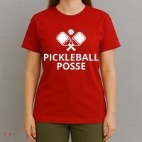 Pickleball Posse Funny Pickleball Quote Pickleball Lovers T-Shirt thumb 4