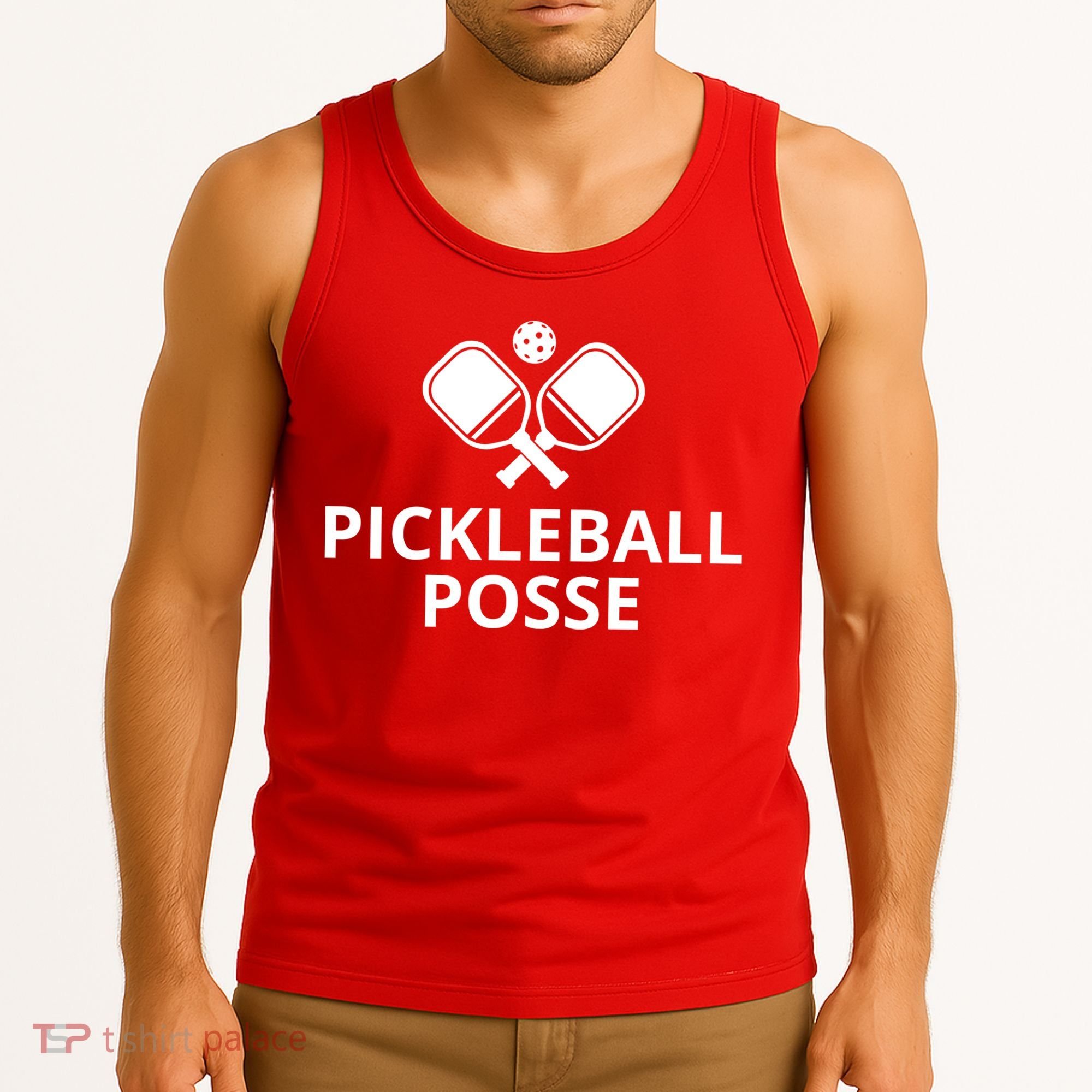 Pickleball Posse Funny Pickleball Quote Pickleball Lovers Tank Top
