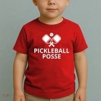 Pickleball Posse Funny Pickleball Quote Pickleball Lovers Toddler T-Shirt thumb 2