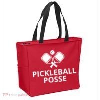 Pickleball Posse Funny Pickleball Quote Pickleball Lovers Tote Bag thumb 2