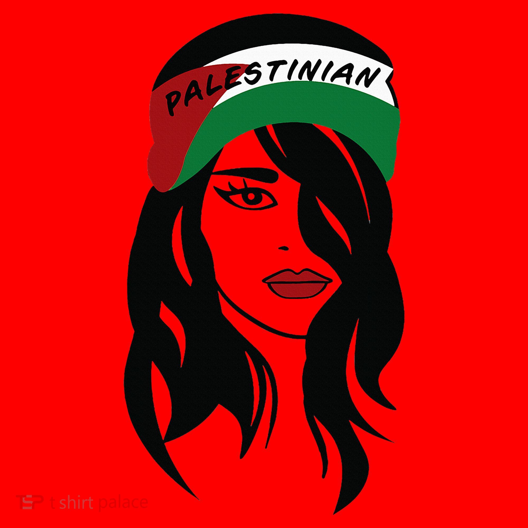 Palestinian Palestine Flag Palestinians Santa Hat