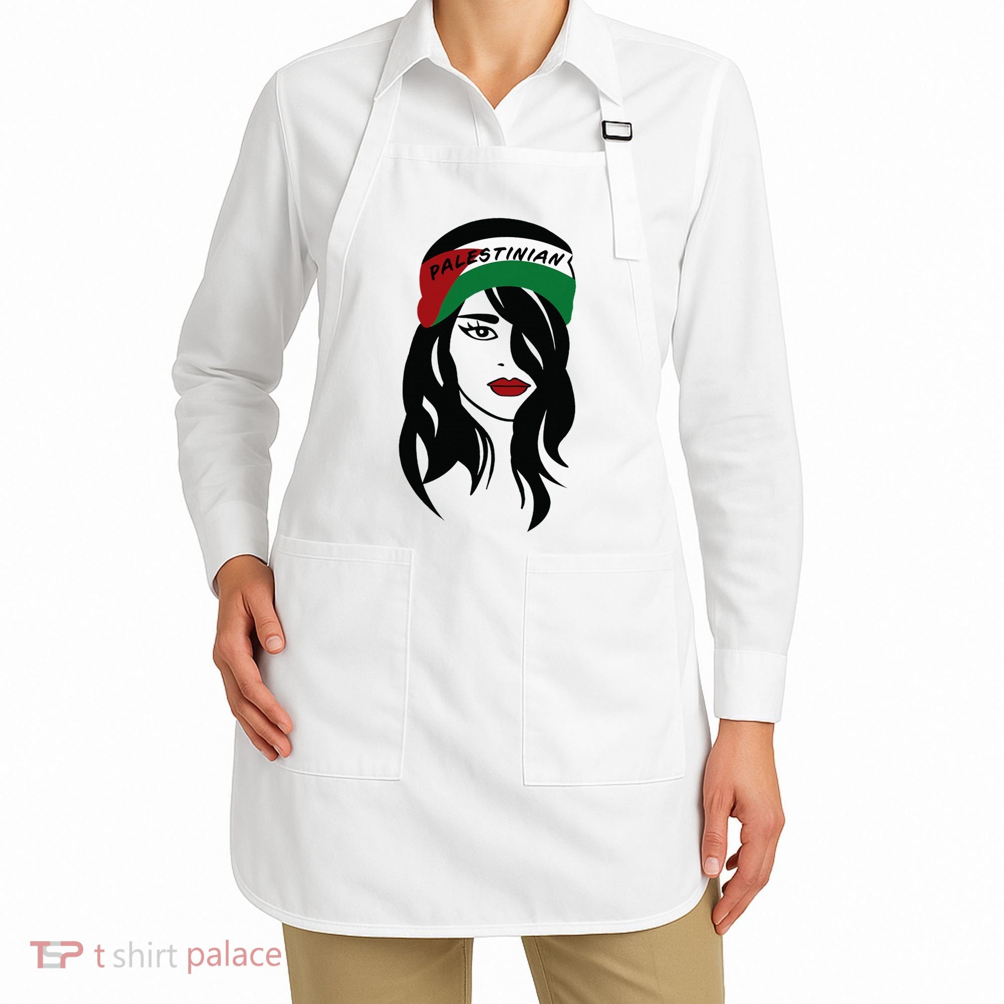 Palestinian Palestine Flag Palestinians Apron