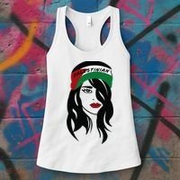 Palestinian Palestine Flag Palestinians Women's Tank Top thumb 3