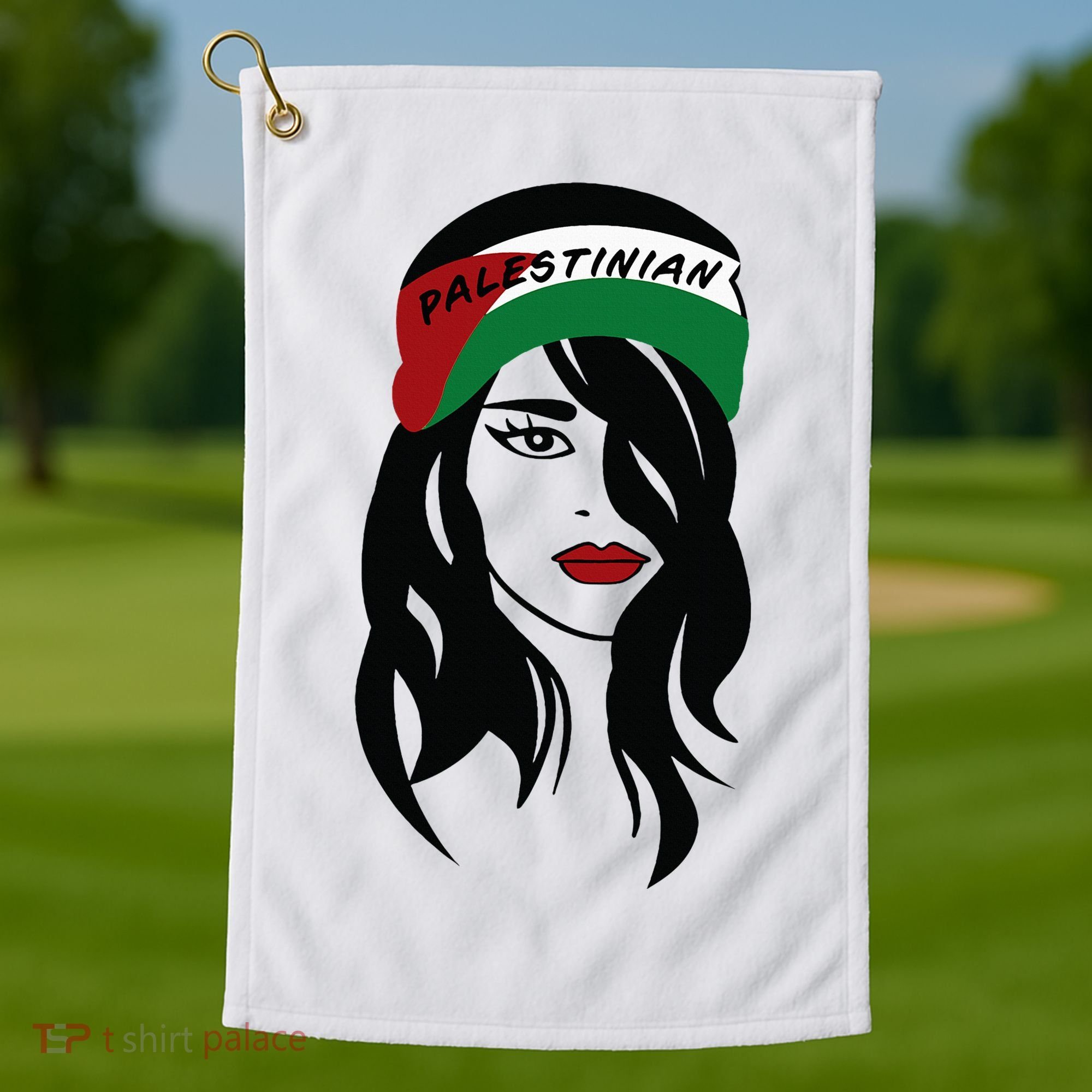 Palestinian Palestine Flag Palestinians Golf Towel