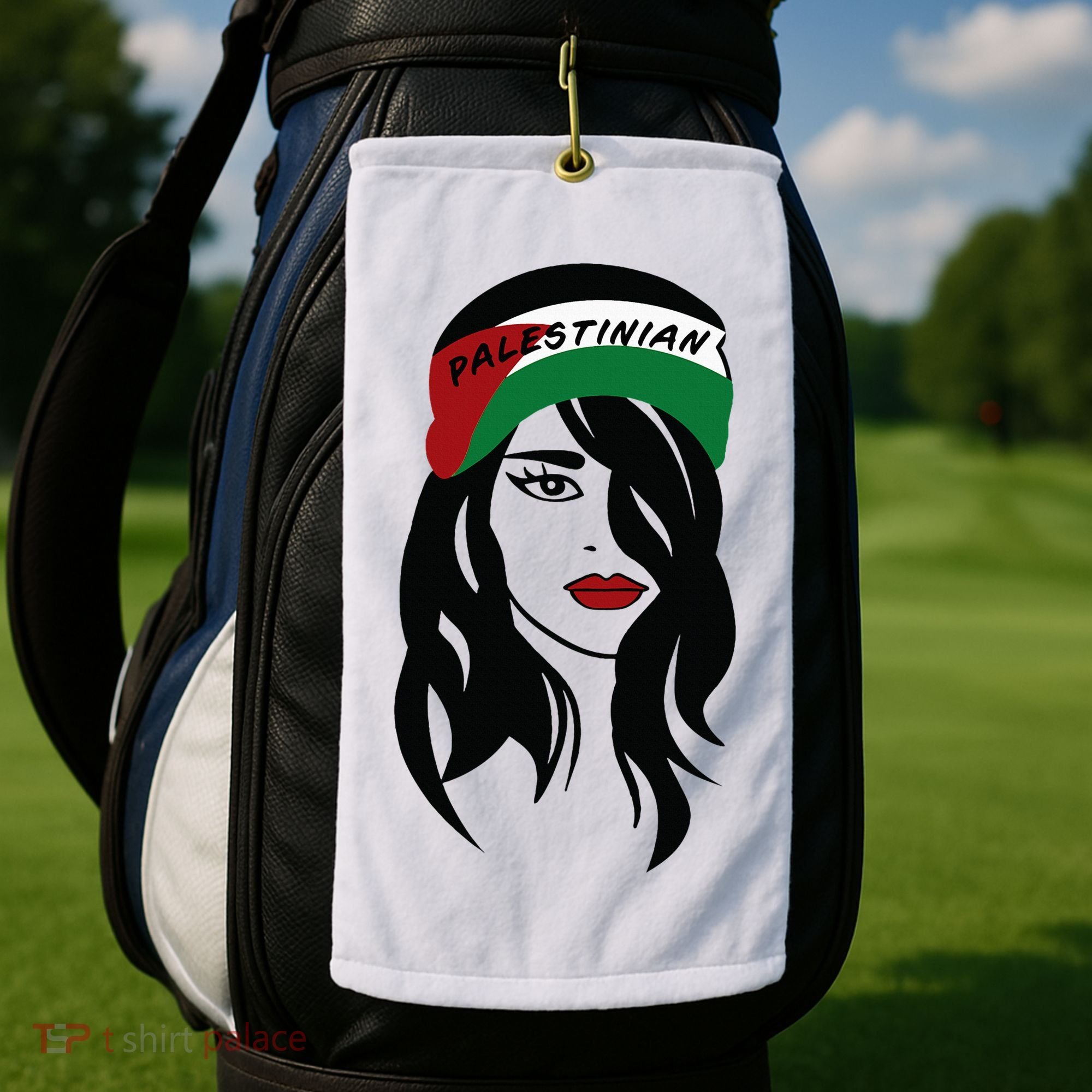 Palestinian Palestine Flag Palestinians Golf Towel