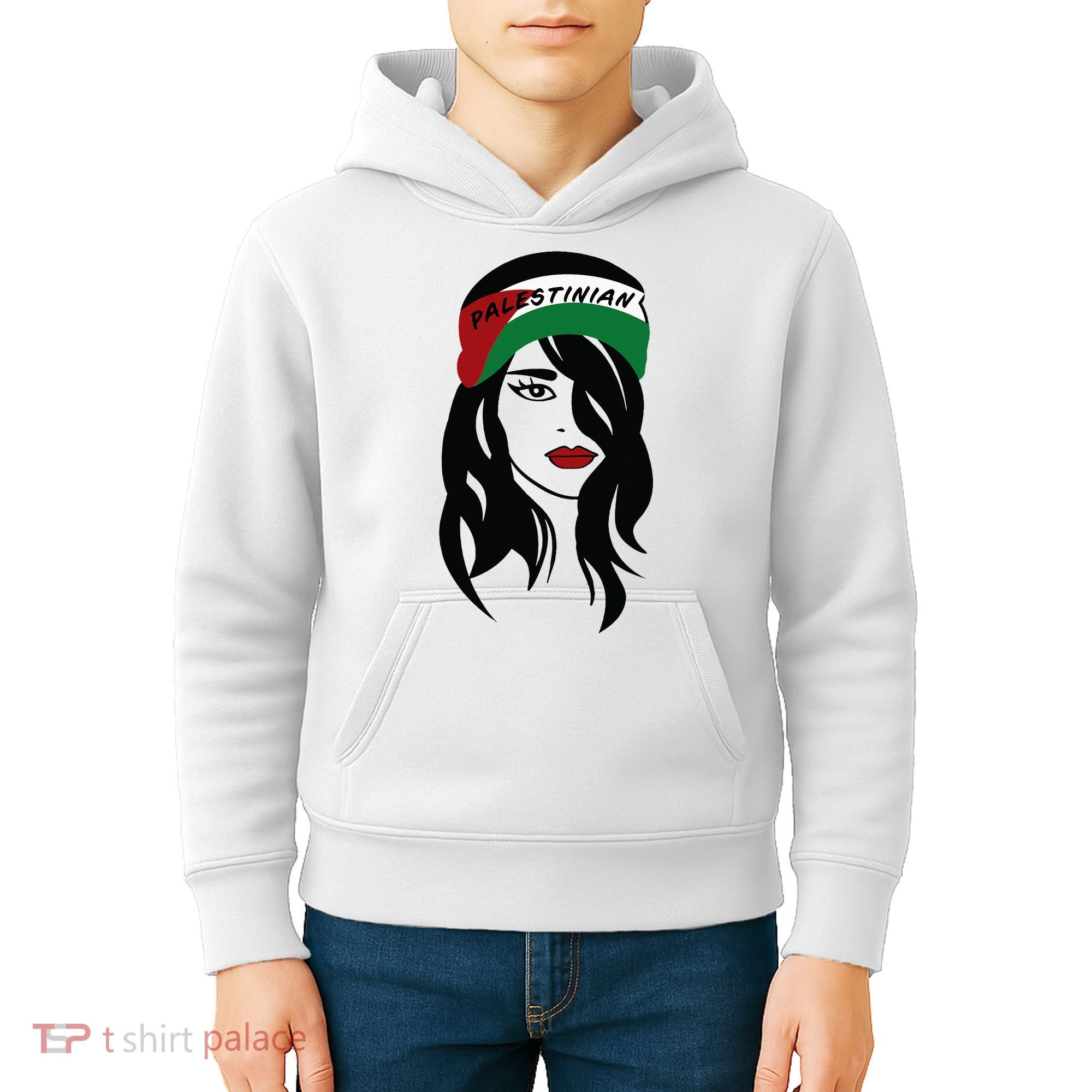Palestinian Palestine Flag Palestinians Kids Hoodie