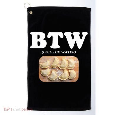 Pierogi Polish Food Golf Towel