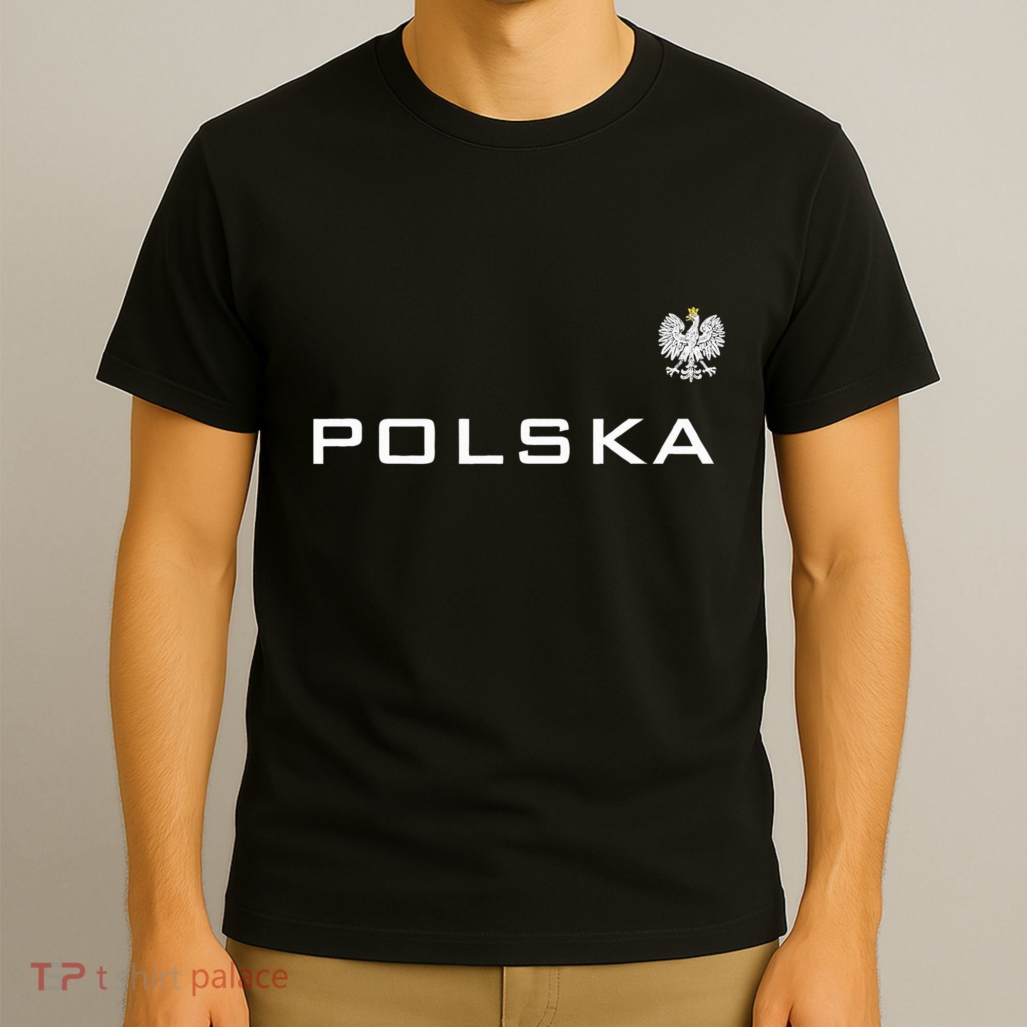 Polska Poland Flag Sports Athletic Jersey Style T-Shirt