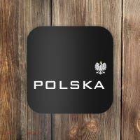 Polska Poland Flag Sports Athletic Jersey Style Coaster thumb 0
