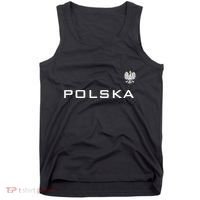 Polska Poland Flag Sports Athletic Jersey Style Tank Top thumb 0