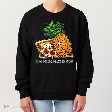 Pineapple Pizza Funny Pepperoni Pizzas Women's Sweatshirt