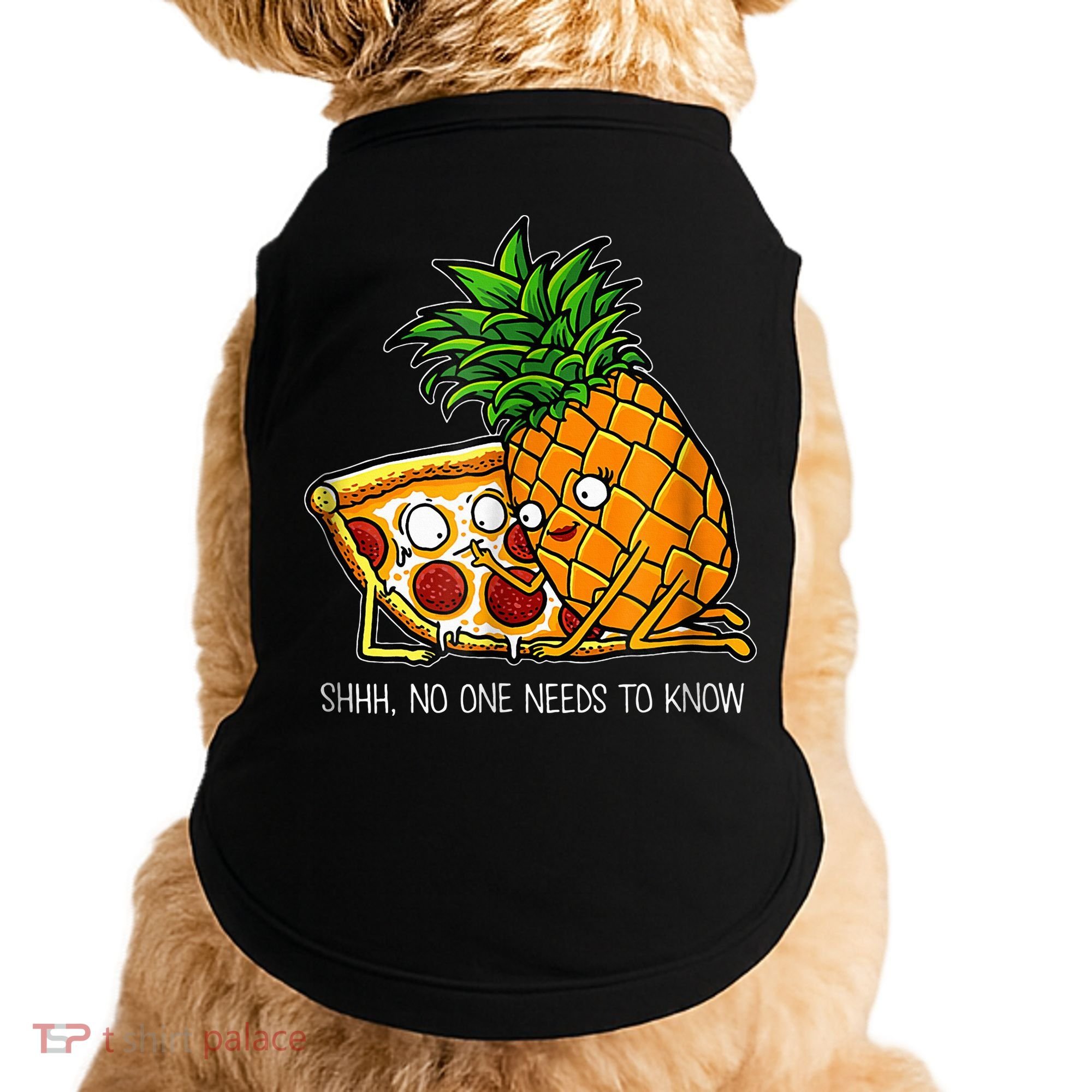 Pineapple Pizza Funny Pepperoni Pizzas Doggie Tank