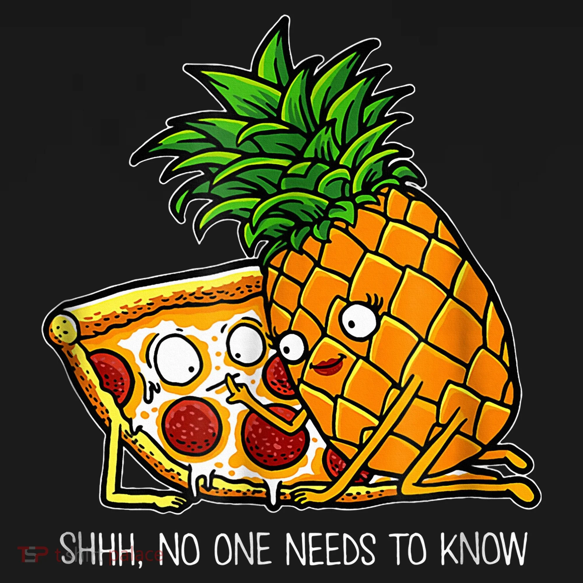Pineapple Pizza Funny Pepperoni Pizzas Doggie Tank