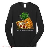 Pineapple Pizza Funny Pepperoni Pizzas Long Sleeve Shirt thumb 0