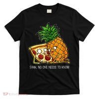 Pineapple Pizza Funny Pepperoni Pizzas T-Shirt thumb 0