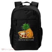 Pineapple Pizza Funny Pepperoni Pizzas Backpack thumb 0