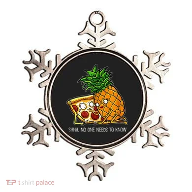 Pineapple Pizza Funny Pepperoni Pizzas Ornament