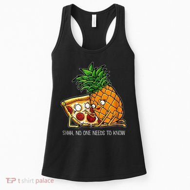 Pineapple Pizza Funny Pepperoni Pizzas Women's Tank Top
