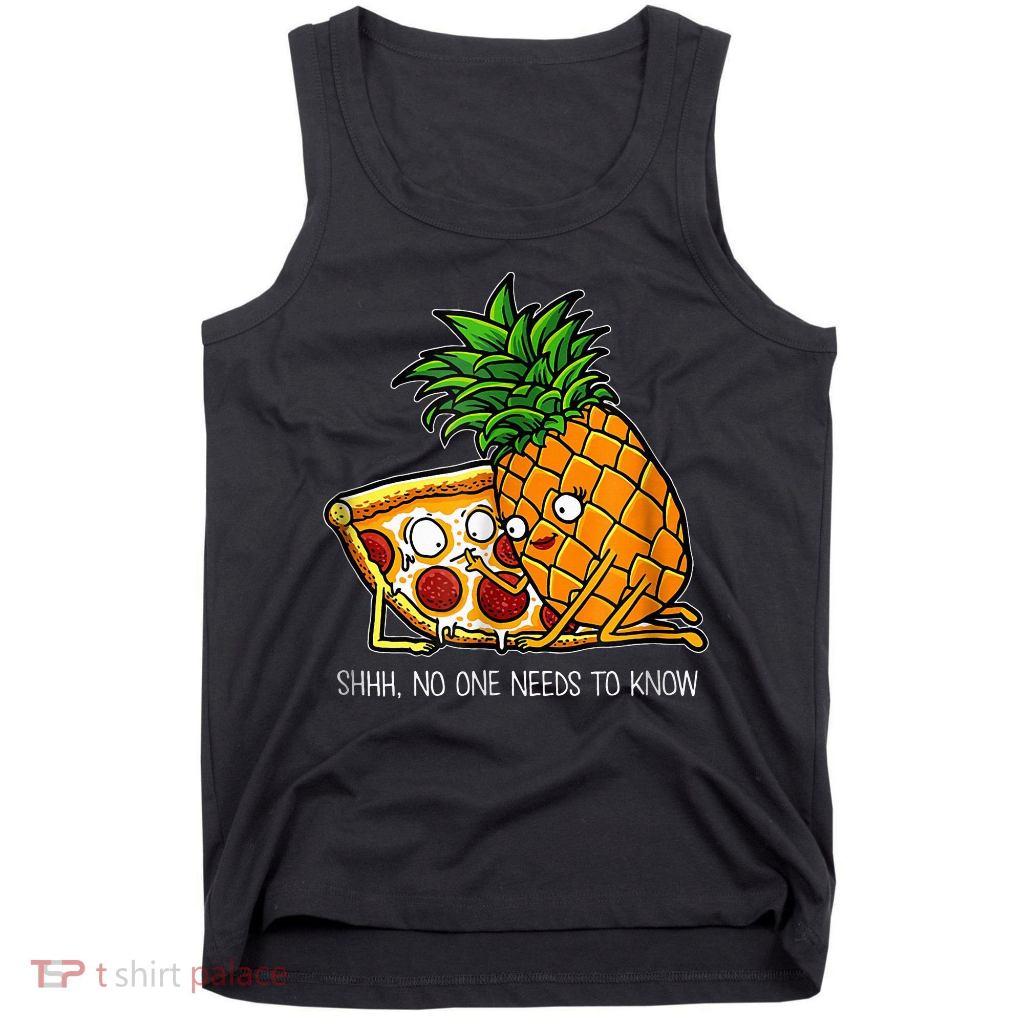 Pineapple Pizza Funny Pepperoni Pizzas Tank Top
