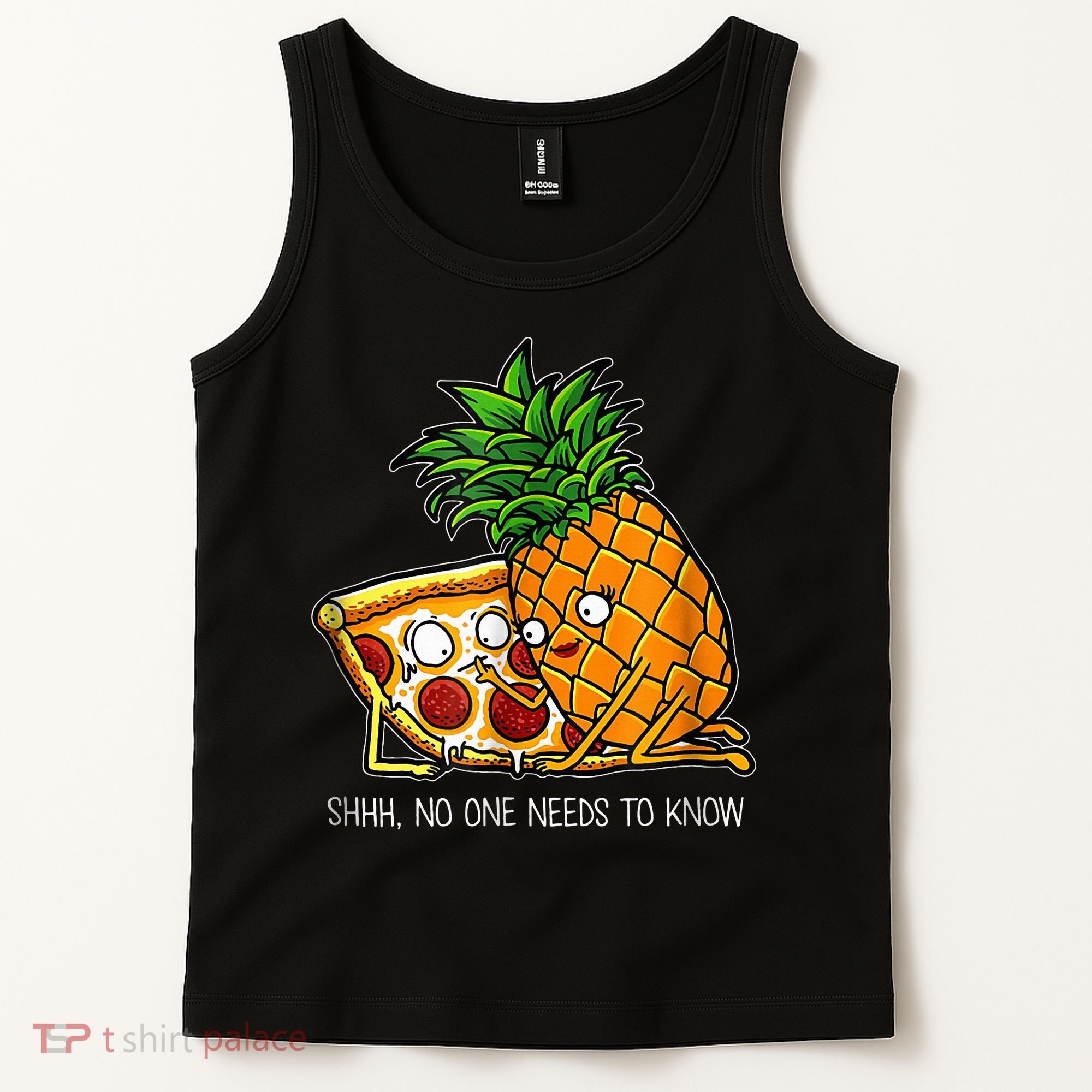 Pineapple Pizza Funny Pepperoni Pizzas Tank Top