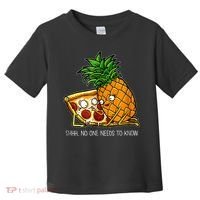Pineapple Pizza Funny Pepperoni Pizzas Toddler T-Shirt thumb 0