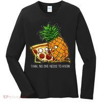 Pineapple Pizza Funny Pepperoni Pizzas Women's Long Sleeve Shirt thumb 0