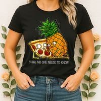 Pineapple Pizza Funny Pepperoni Pizzas Women's T-Shirt thumb 2