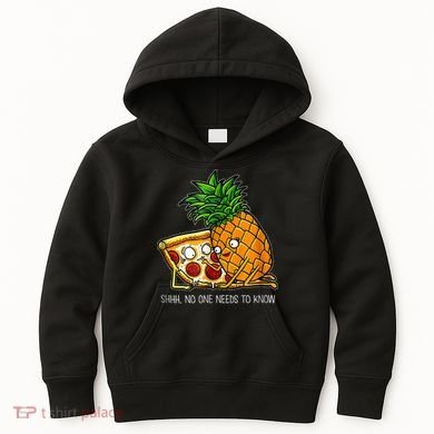 Pineapple Pizza Funny Pepperoni Pizzas Kids Hoodie