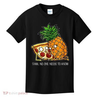 Pineapple Pizza Funny Pepperoni Pizzas Kids T-Shirt