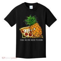 Pineapple Pizza Funny Pepperoni Pizzas Kids T-Shirt thumb 0