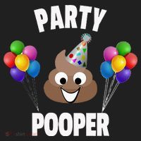 Party Pooper Funny Birthday Party For Birthday Gift Hat thumb 2