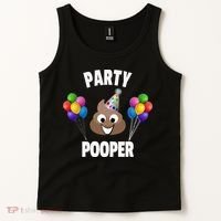 Party Pooper Funny Birthday Party For Birthday Gift Tank Top thumb 2