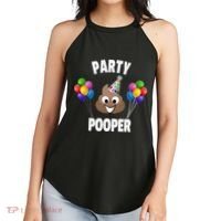 Party Pooper Funny Birthday Party For Birthday Gift Women's Perfect Tri Rocker Tank thumb 2