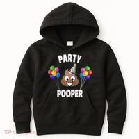 Party Pooper Funny Birthday Party For Birthday Gift Kids Hoodie thumb 0