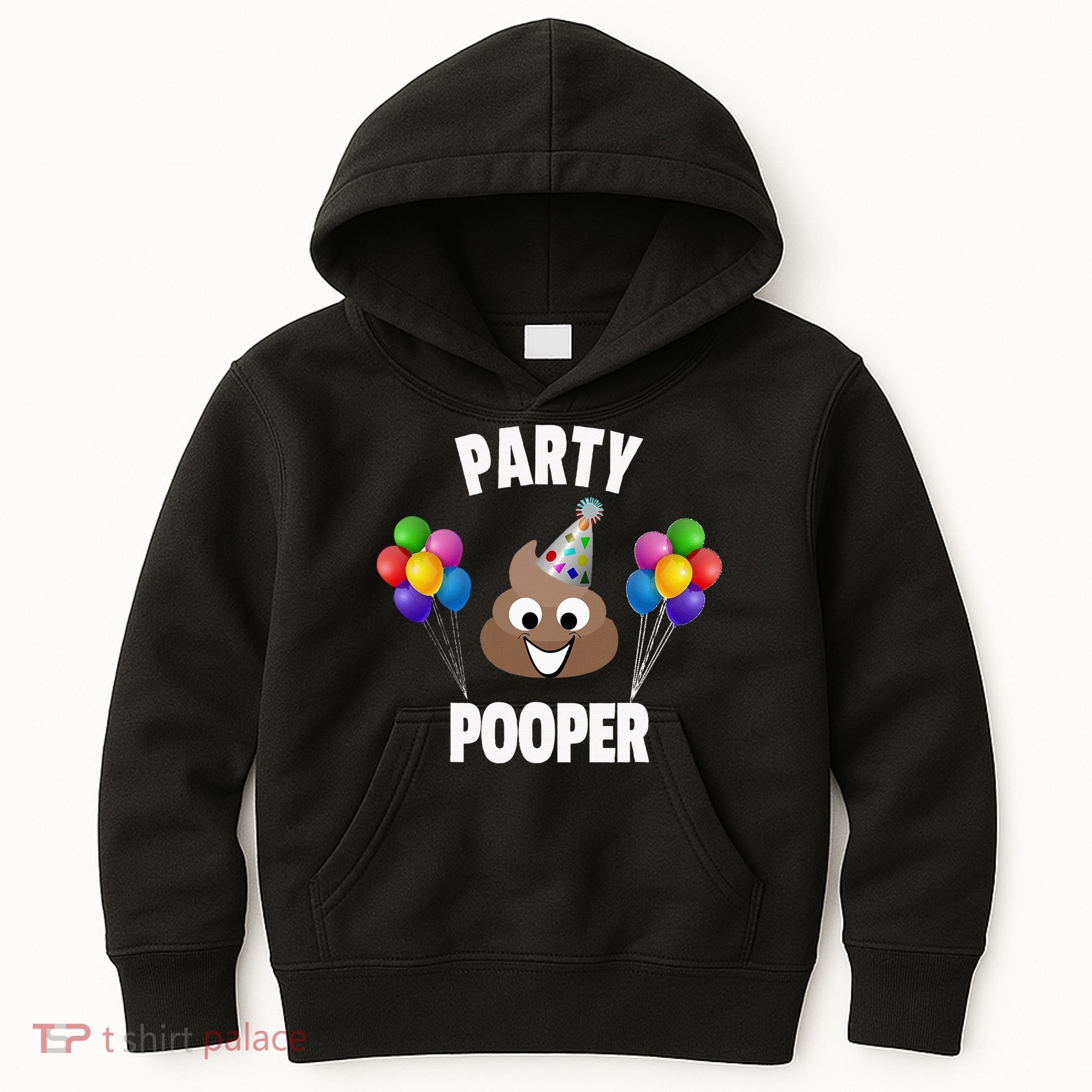 Party Pooper Funny Birthday Party For Birthday Gift Kids Hoodie