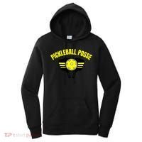 Pickleball Posse Funny Pickleball Quote Pickleball Lovers Women's Hoodie thumb 0