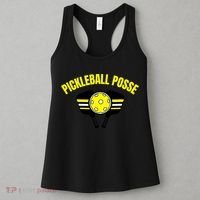 Pickleball Posse Funny Pickleball Quote Pickleball Lovers Women's Tank Top thumb 3